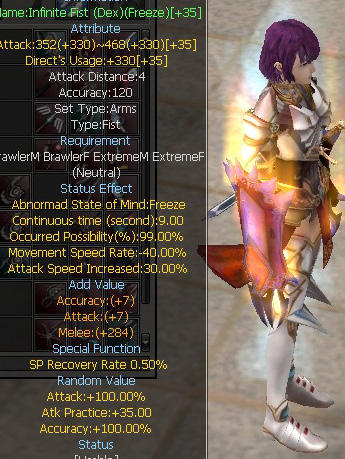 Infinite Fist (Dex)(Freeze)