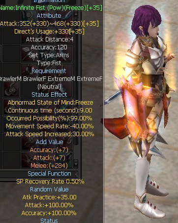 Infinite Fist (Pow)(Freeze)