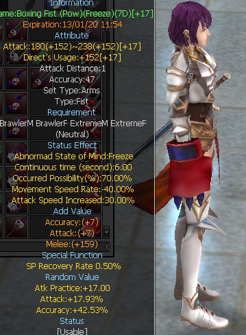 Boxing Fist (Pow)(Freeze)(7D)