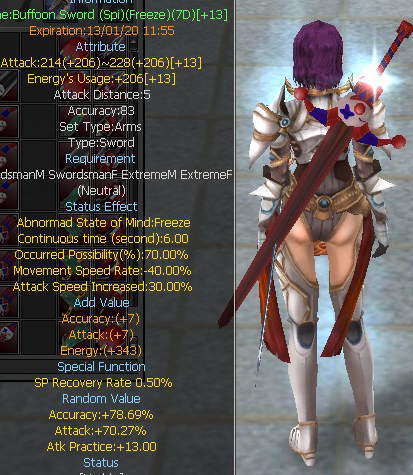 Buffoon Sword (Spi)(Freeze)(7D)