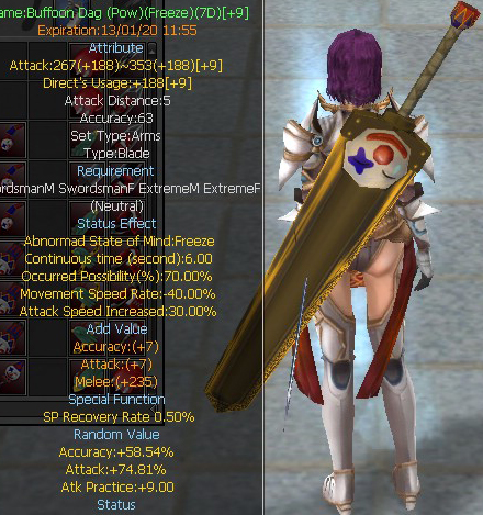 Buffoon Dag (Pow)(Freeze)(7D)