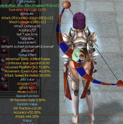 Buffoon Bow (Dex)(Freeze)(7D)
