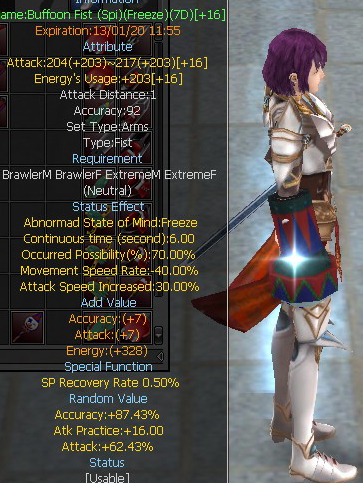 Buffoon Fist (Spi)(Freeze)(7D)