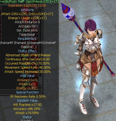 Buffoon Staff (Spi)(Freeze)(7D)