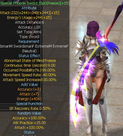 Special Phoenix Sword (Spi)(Freeze)