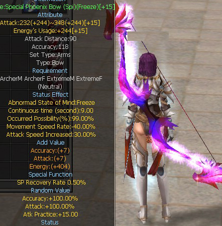 Special Phoenix Bow (Spi)(Freeze)