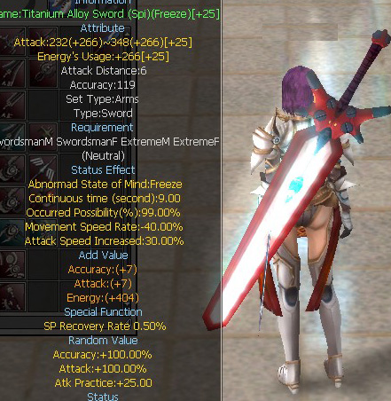 Titanium Alloy Sword (Spi)(Freeze)