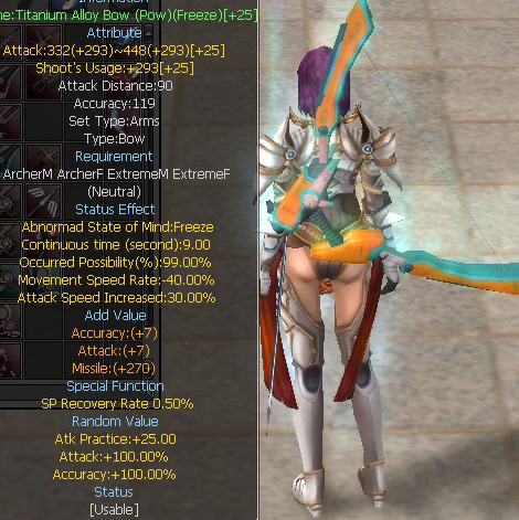 Titanium Alloy Bow (Pow)(Freeze)