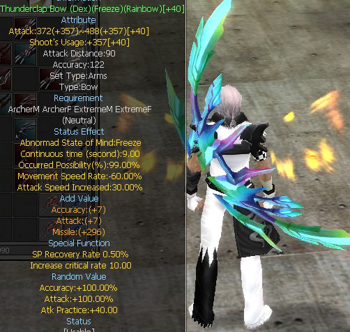 Thunderclap Bow (Dex)(Freeze)(Rainbow)