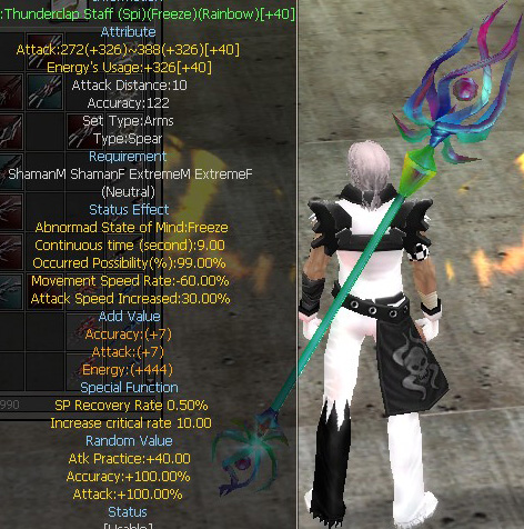 Thunderclap Staff (Spi)(Freeze)(Rainbow)