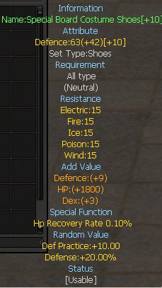 Special Board Costume Shoes (Single)