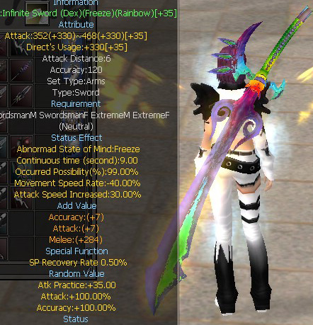 Infinite Sword (Dex)(Freeze)(Rainbow)
