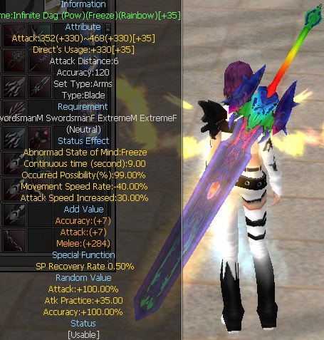 Infinite Dag (Pow)(Freeze)(Rainbow)