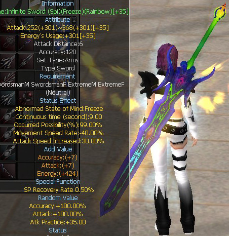 Infinite Sword (Spi)(Freeze)(Rainbow)