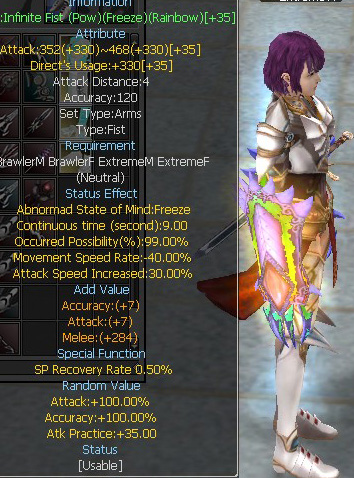 Infinite Fist (Pow)(Freeze)(Rainbow)