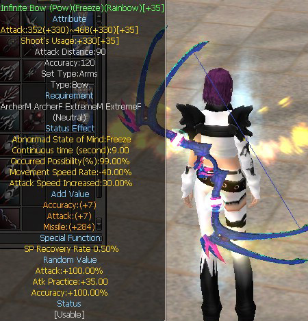 Infinite Bow (Pow)(Freeze)(Rainbow)