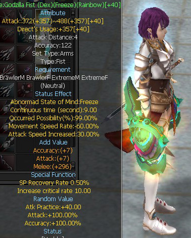 Godzilla Fist (Dex)(Freeze)(Rainbow)