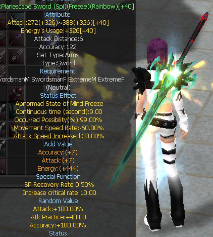 Planescape Sword (Spi)(Freeze)(Rainbow)