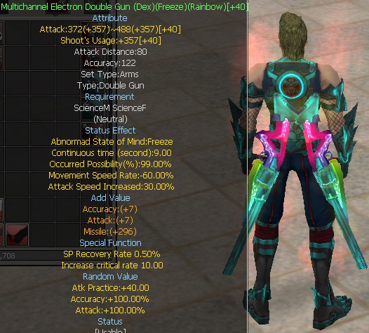 Multichannel Electron Double Gun (Dex)(Freeze)(Rainbow)