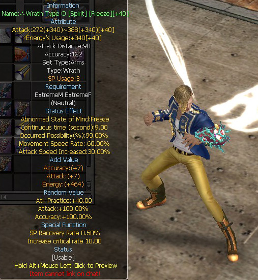 ?Wrath Type O [Spirit] [Freeze]