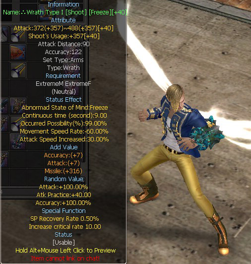 ?Wrath Type I [Shoot] [Freeze]