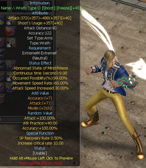 ?Wrath Type O [Shoot] [Freeze]