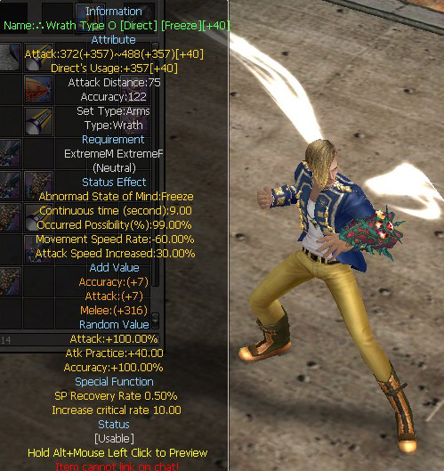 ?Wrath Type O [Direct] [Freeze]