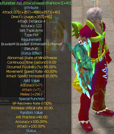 Punisher Fist (Pow)(Freeze)(Rainbow)