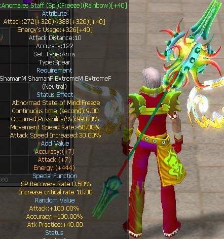 Anomalies Staff (Spi)(Freeze)(Rainbow)