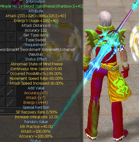 Miracle No.19 Sword (Spi)(Freeze)(Rainbow)