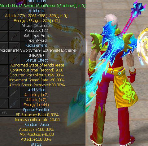 Miracle No.13 Sword (Spi)(Freeze)(Rainbow)