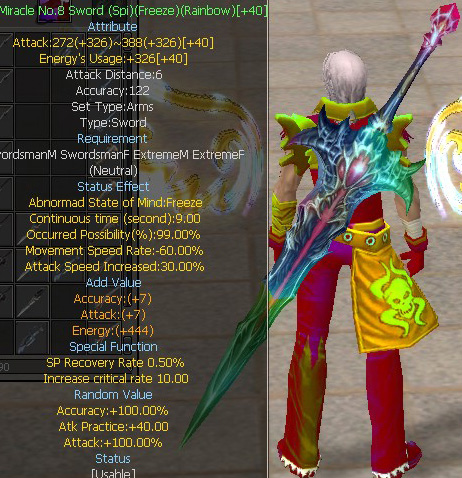 Miracle No.8 Sword (Spi)(Freeze)(Rainbow)