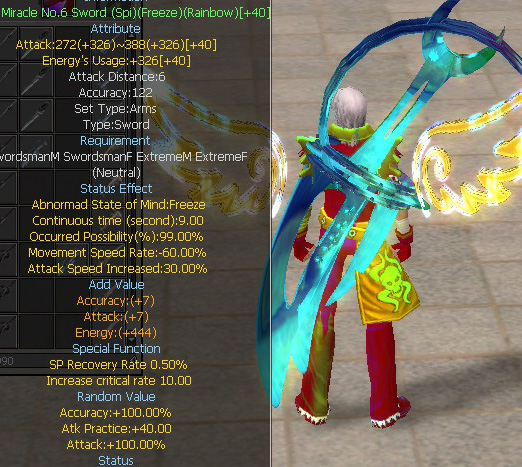 Miracle No.6 Sword (Spi)(Freeze)(Rainbow)