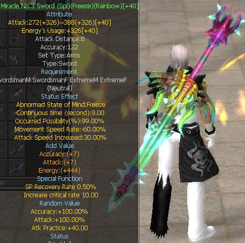 Miracle No.3 Sword (Spi)(Freeze)(Rainbow)