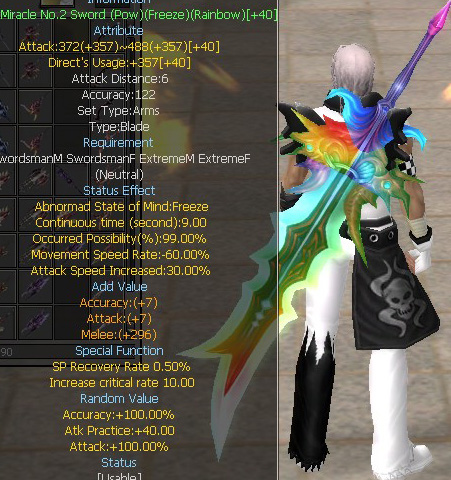 Miracle No.2 Sword (Pow)(Freeze)(Rainbow)