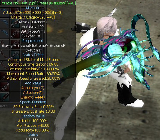 Miracle No.3 Fist (Spi)(Freeze)(Rainbow)