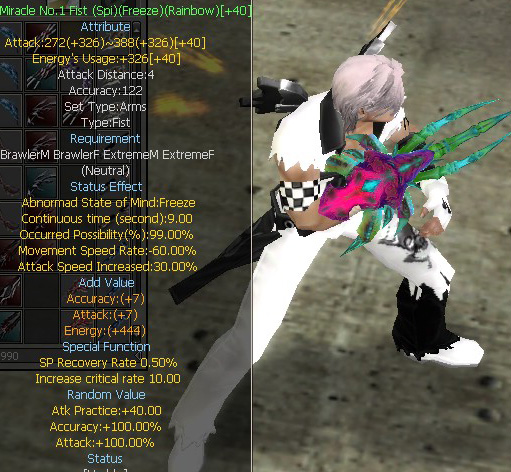 Miracle No.1 Fist (Spi)(Freeze)(Rainbow)