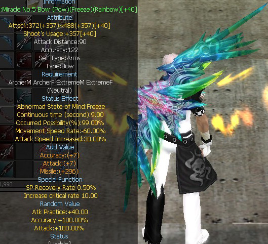 Miracle No.5 Bow (Pow)(Freeze)(Rainbow)