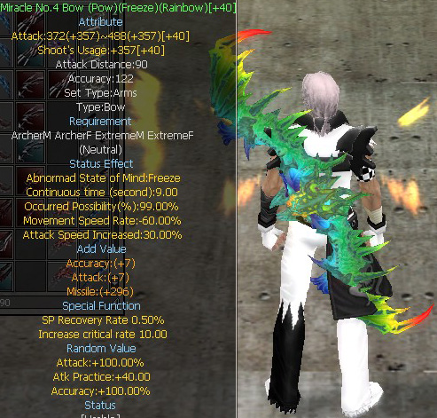 Miracle No.4 Bow (Pow)(Freeze)(Rainbow)