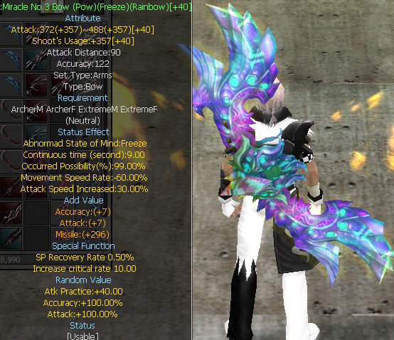 Miracle No.3 Bow (Pow)(Freeze)(Rainbow)