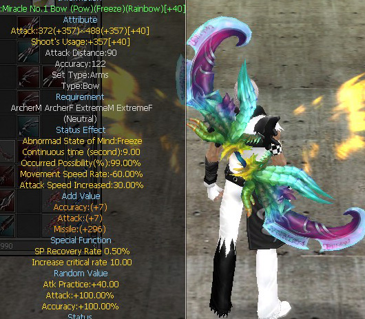 Miracle No.1 Bow (Pow)(Freeze)(Rainbow)