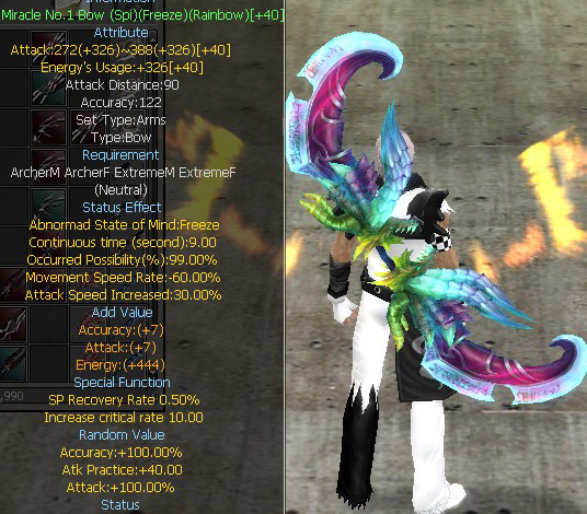 Miracle No.1 Bow (Spi)(Freeze)(Rainbow)