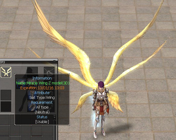 Miracle Wing Z model(3D)