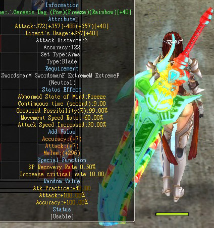 Genesis Dag (Pow)(Freeze)(Rainbow)