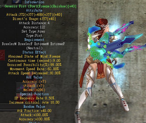 Genesis Fist (Pow)(Freeze)(Rainbow)