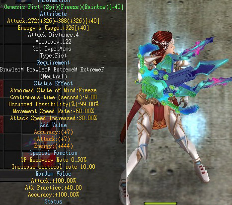 Genesis Fist (Spi)(Freeze)(Rainbow)