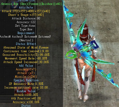 Genesis Bow (Dex)(Freeze)(Rainbow)