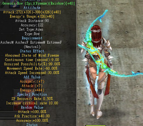 Genesis Bow (Spi)(Freeze)(Rainbow)