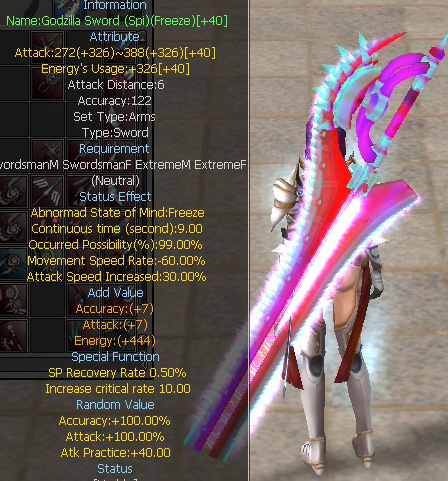 Godzilla Sword (Spi)(Freeze)