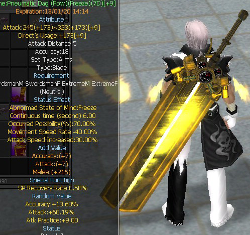 Pneumatic Dag (Pow)(Freeze)(7D)Box